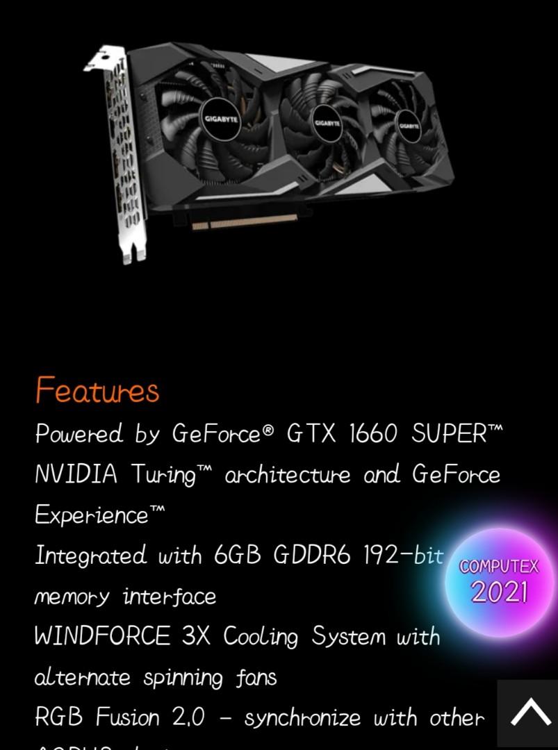 Gigabyte gtx 1660 best sale super 3x windforce