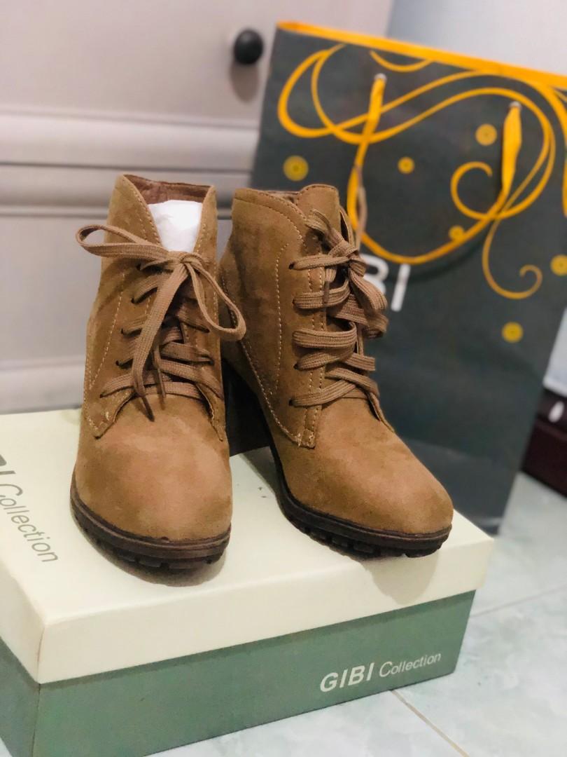 Gibi - Leather Boots, Women's Fashion 