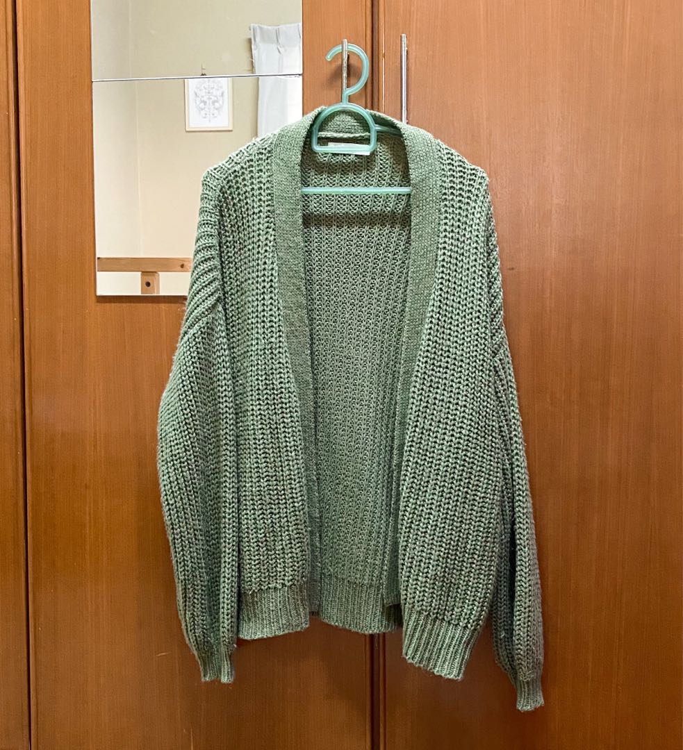 Loose knit cardigan clearance