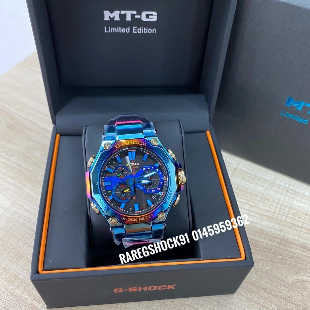 G Shock Mtg B00ph 2a Blue Phoenix With Rainbow Ip Luxury Watches On Carousell