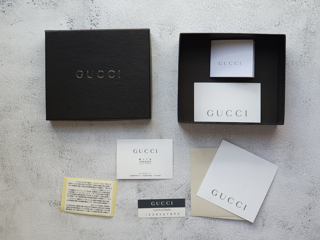 Gucci discount box wallet