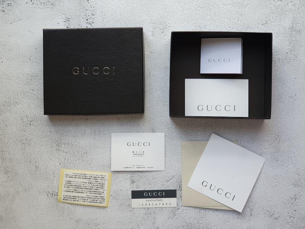 Gucci wallet store box