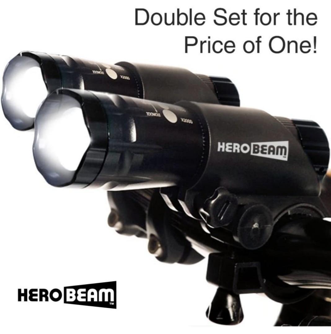 Herobeam bike sales lights double set