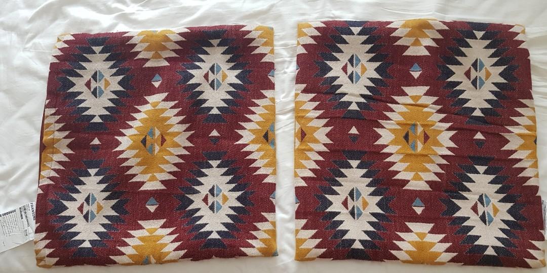 Ikea 2 Cushion Pads Pillow Covers Fransine Furniture Home Living Home Decor Cushions Throws On Carousell
