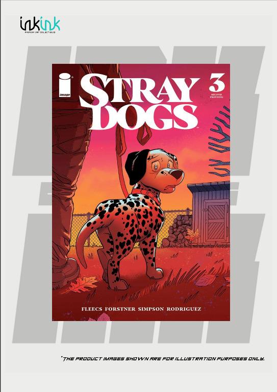 Image comics Stray Dogs #3 2nd Print variant, Hobbies & Toys