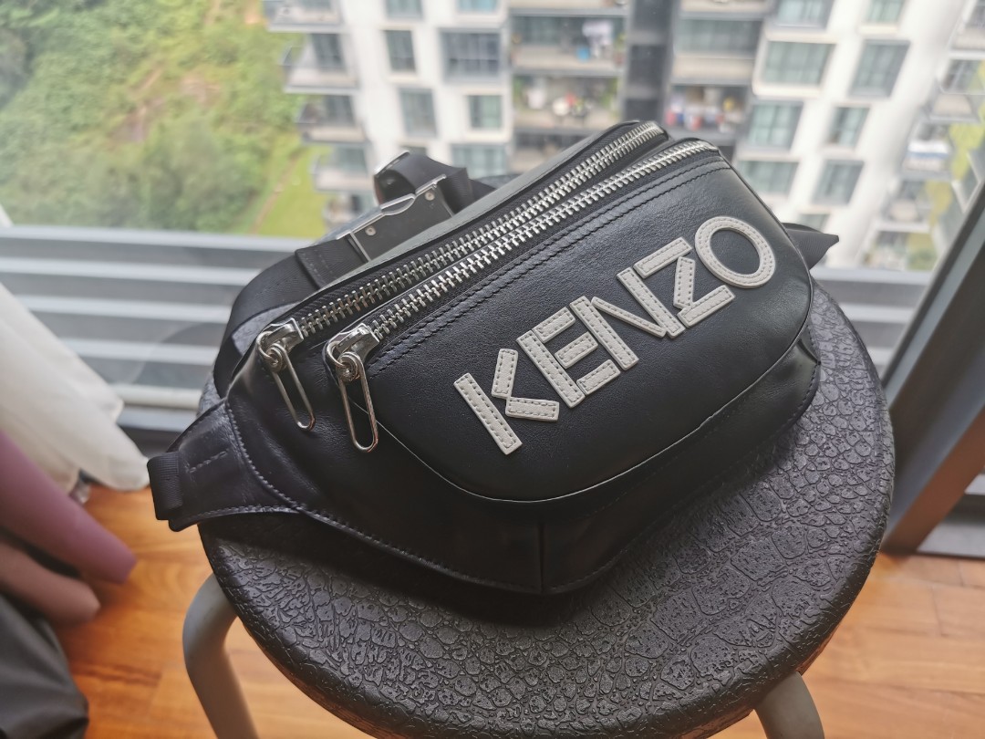 Kenzo leather bum best sale bag