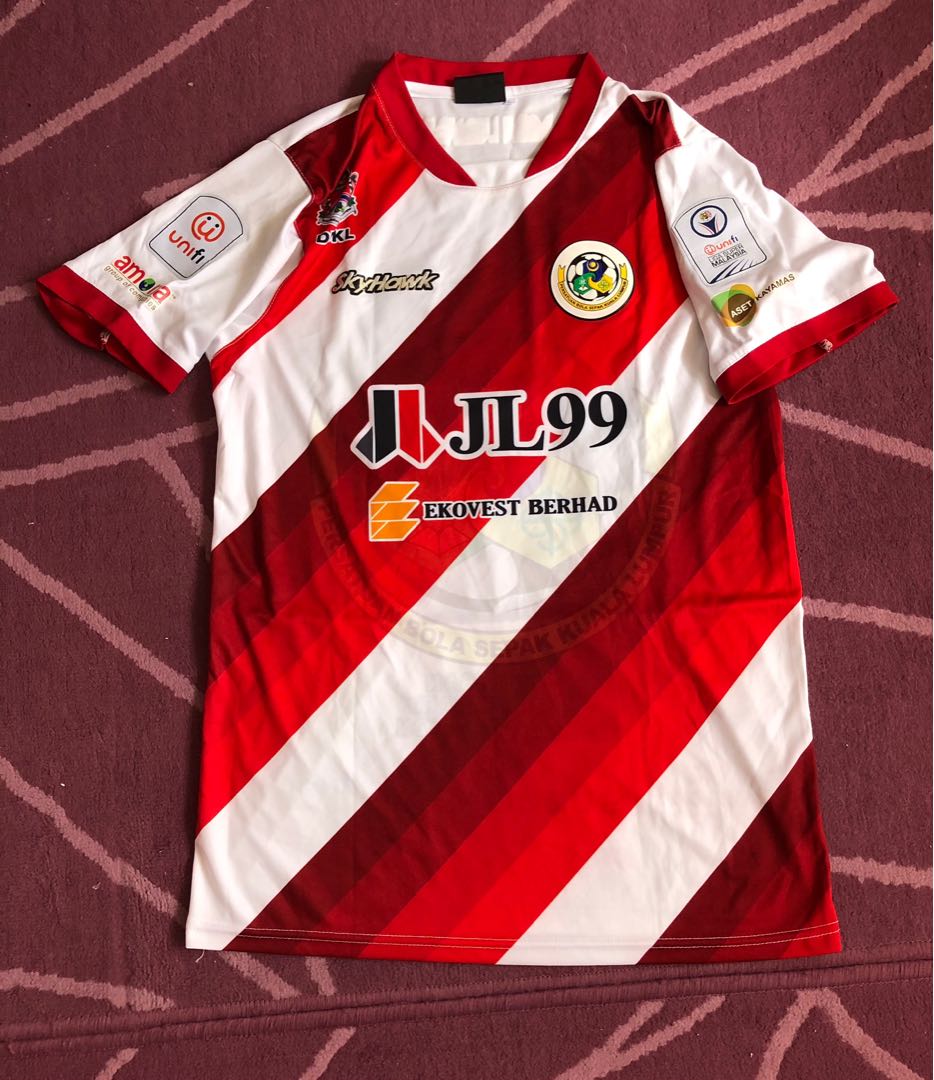 Kuala Lumpur FC @ Kuala Lumpur City Jersey Match worn , Men's Fashion ...