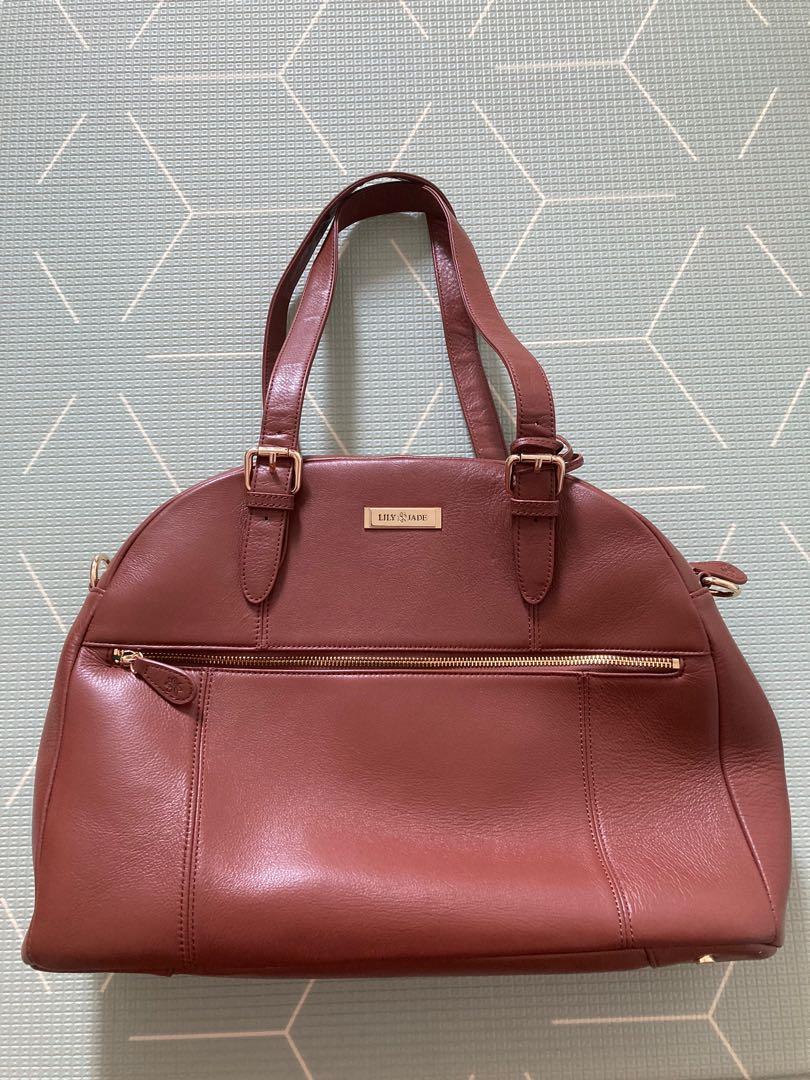 Leather diaper bag Babies Kids Going Out Diaper Bags