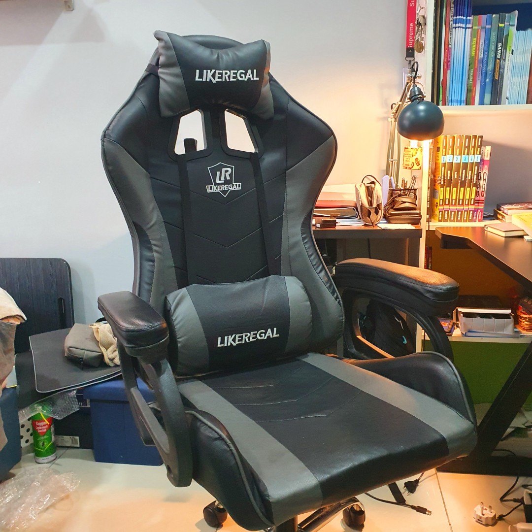 LikeRegal Gaming Chair, Furniture & Home Living, Furniture, Chairs on