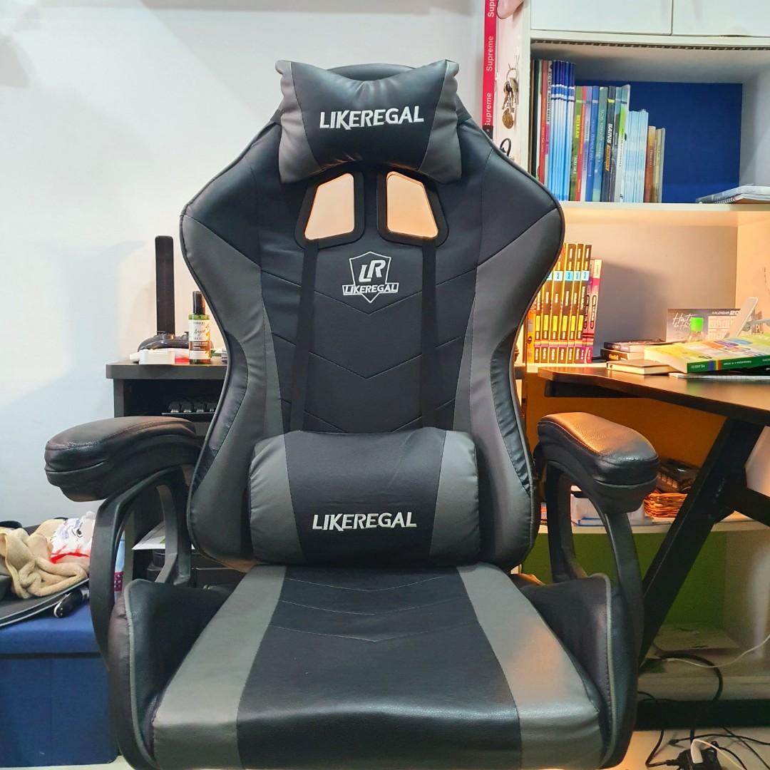 LikeRegal Gaming Chair, Furniture & Home Living, Furniture, Chairs on