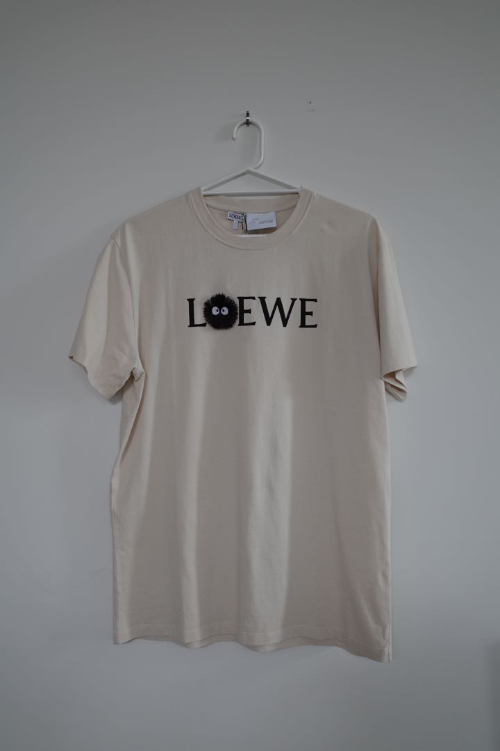 Loewe x My Neighbour Totoro Dust Bunnies T shirt Men s Fashion