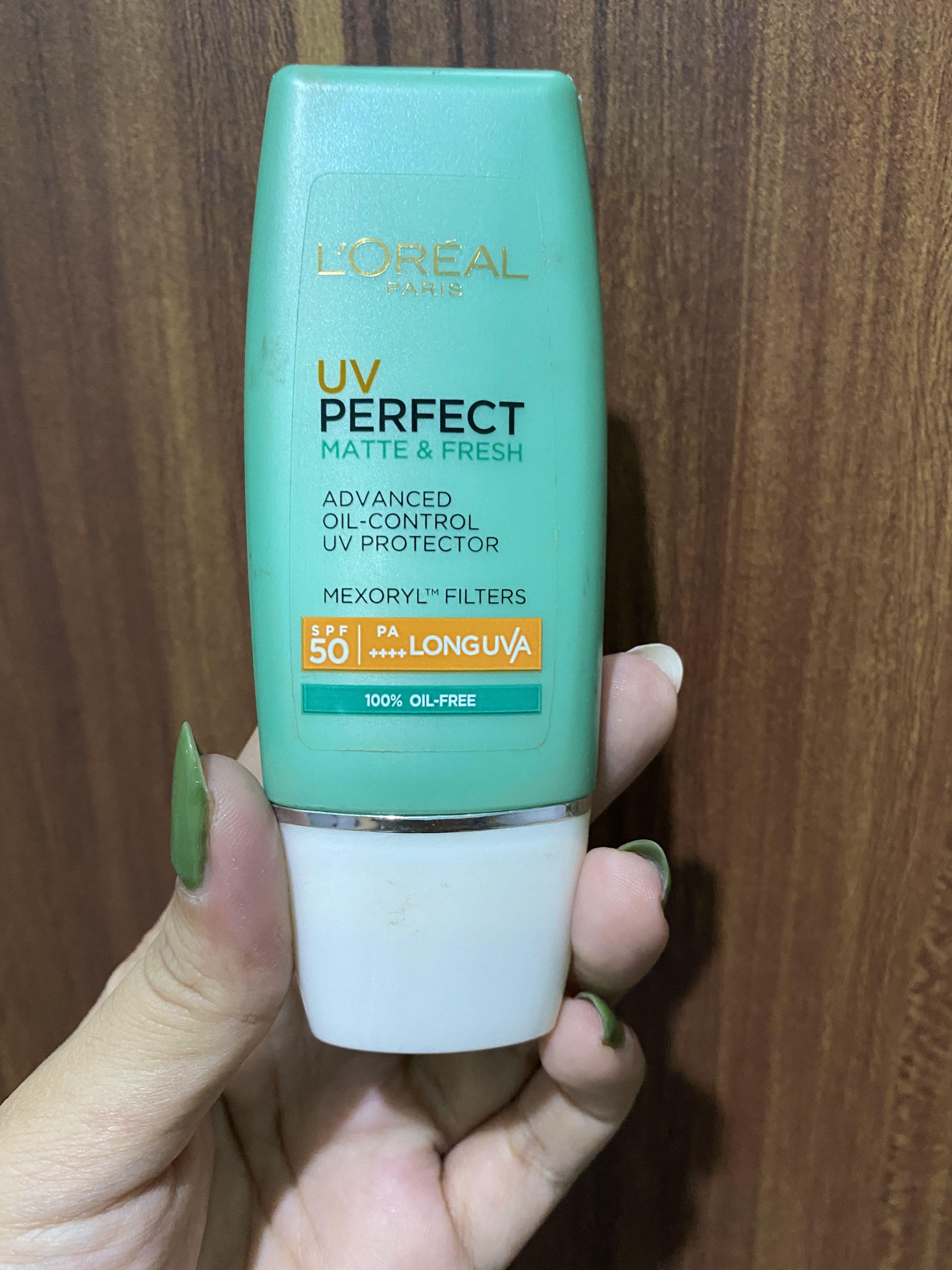 Loreal Sunscreen Oil Control, Kesehatan & Kecantikan, Rias Wajah di