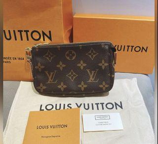 正品 Louis Vuitton 麻將包 迷你 鏈條包 M58009    lv