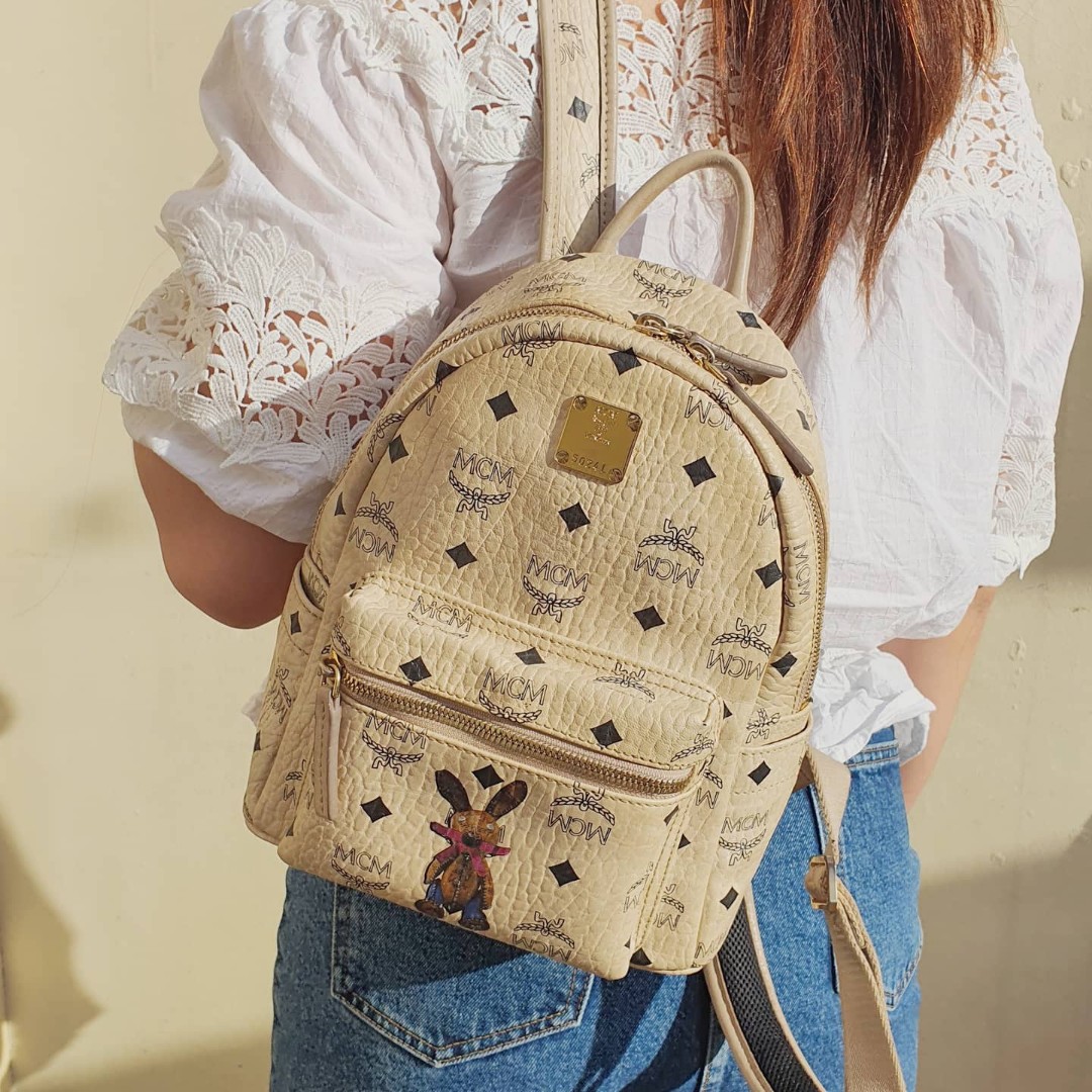 Mcm mini backpack rabbit 2025