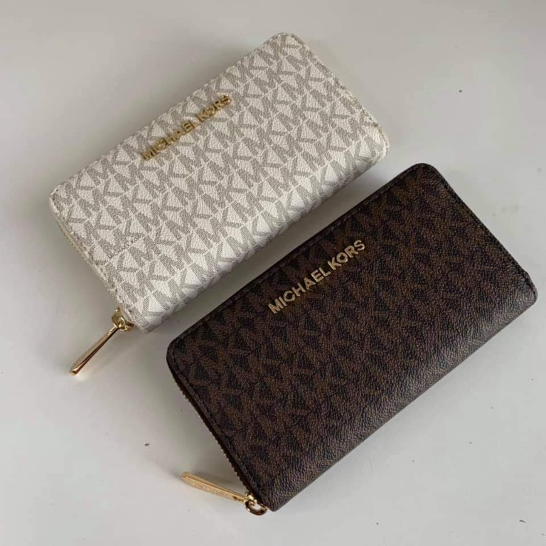 MK Large Multifunction Wallet, Luxury, Bags & Wallets on Carousell