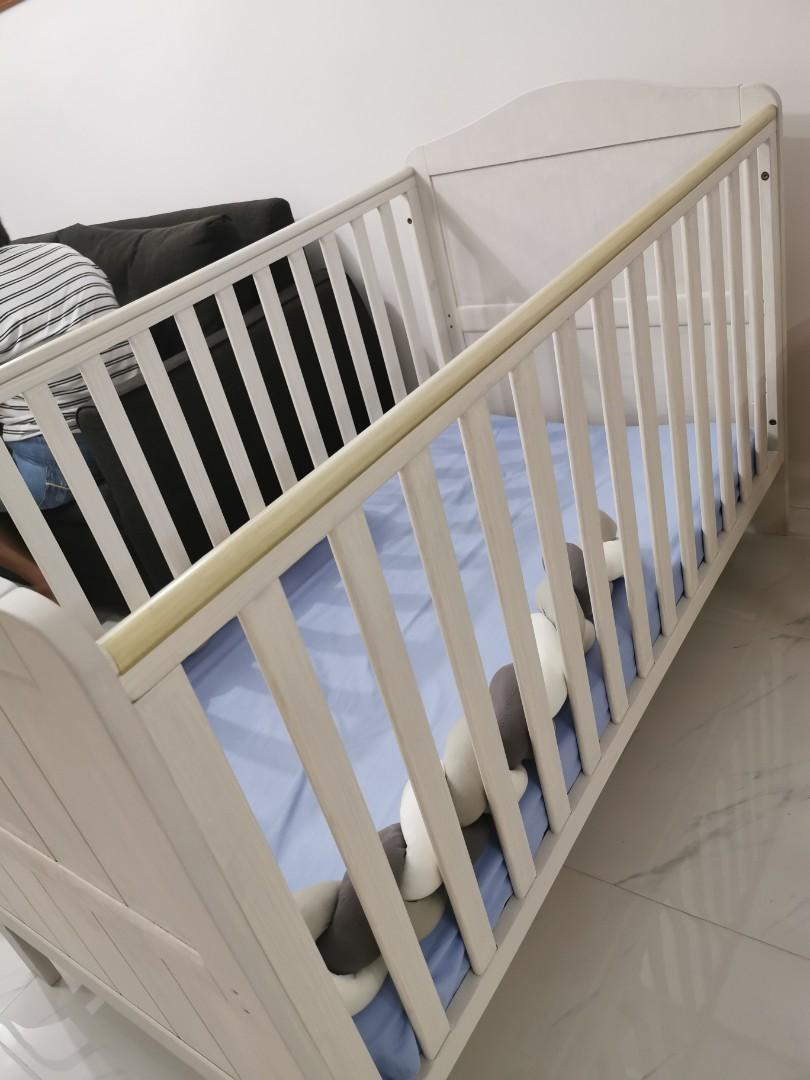 Mothercare Big White Crib Babies Kids Baby Nursery Kids