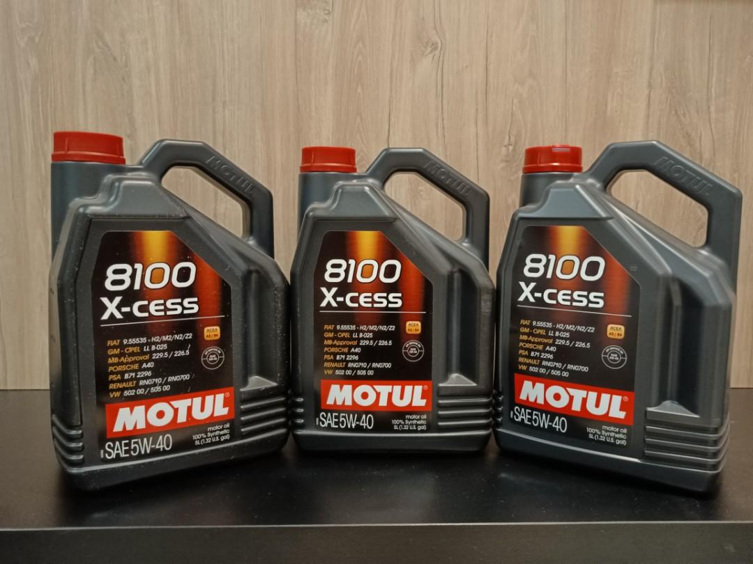 Motul 102870 8100 X-cess 5W40 Olio Motore 5 Litri