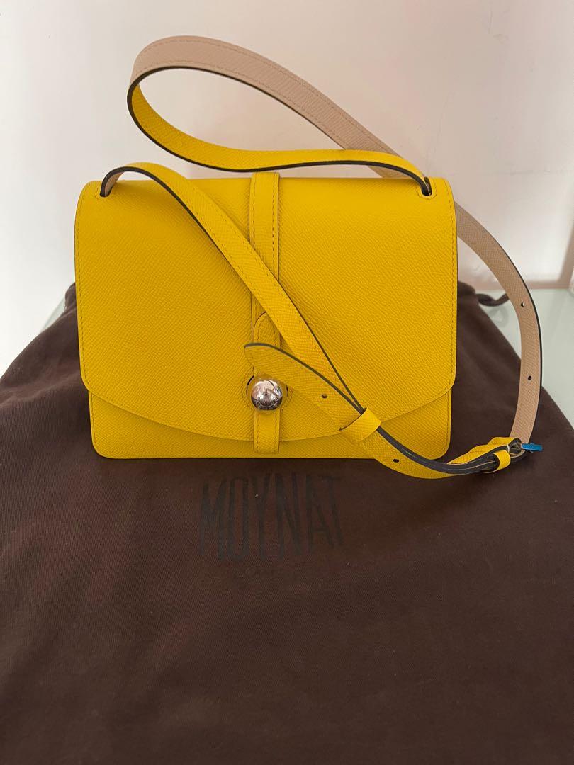 Moynat Madeleine Strap bag Lemon powder dimensions 21x15x11 Carousell