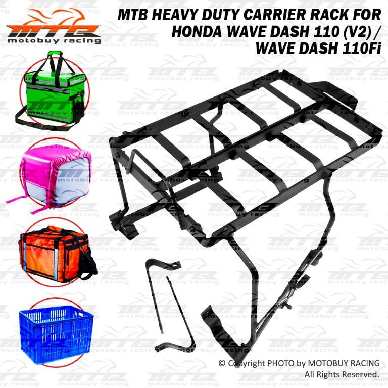 MTB HEAVY DUTY CARRIER RACK FOR HONDA WAVE DASH 110 (V2) / WAVE DASH ...