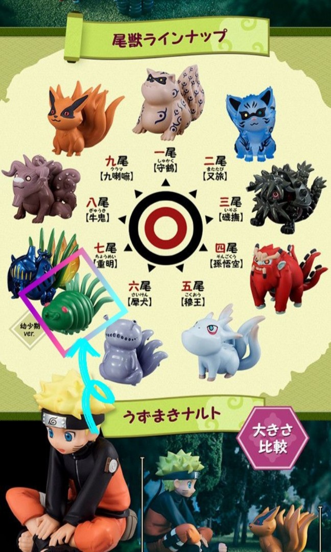 Gashapon Naruto Tailed Beast Chomei Seven Tails Larva Form Hobbies Toys Toys Games On Carousell Gashapon Naruto Tailed Beast Chomei Seven Tails Larva Form Hobbies Toys Toys Games On Carousell