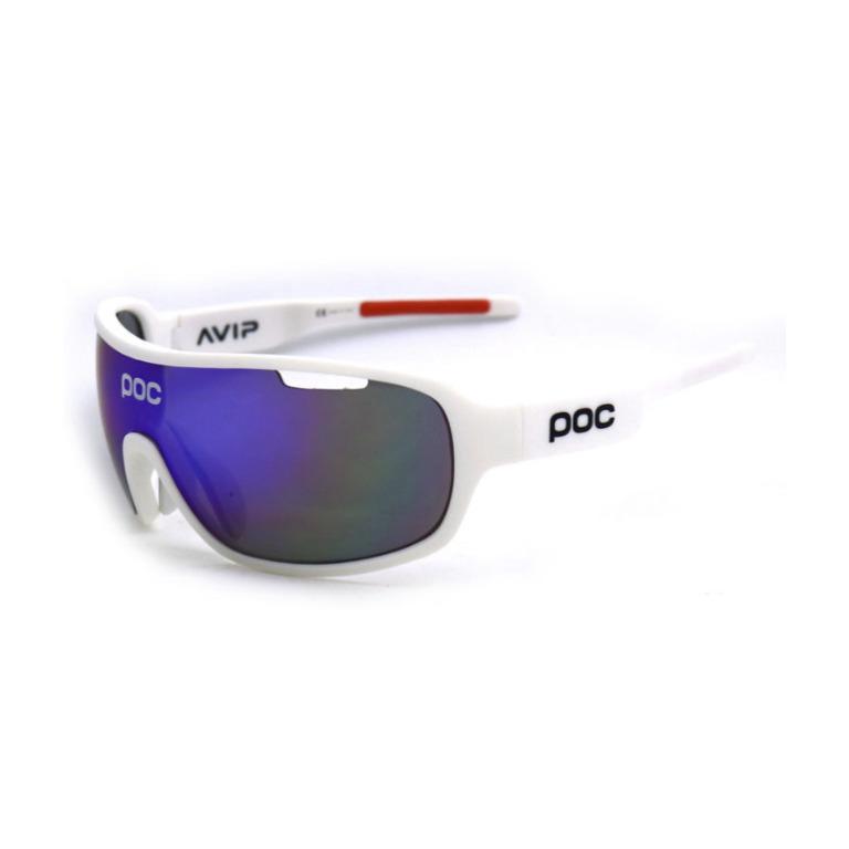 NEW POC Do Blade AVIP Cycling Sun Glasses Black with Red Cycling Sun Glasses