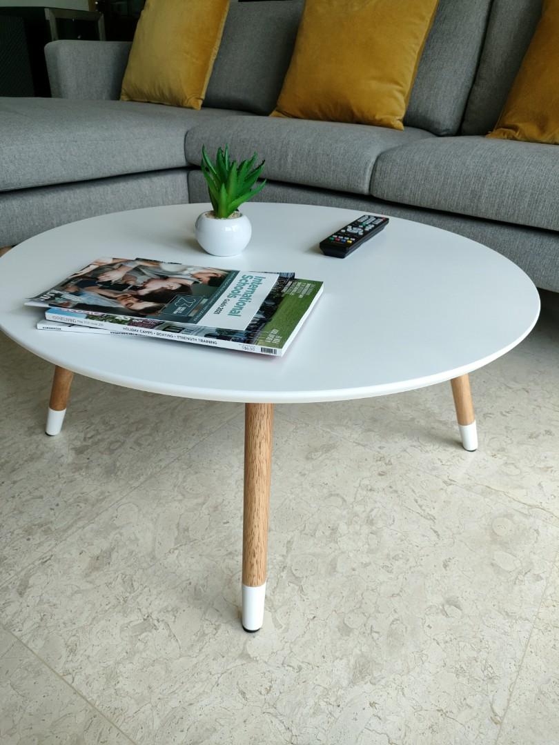 New White Coffee Living Room Table