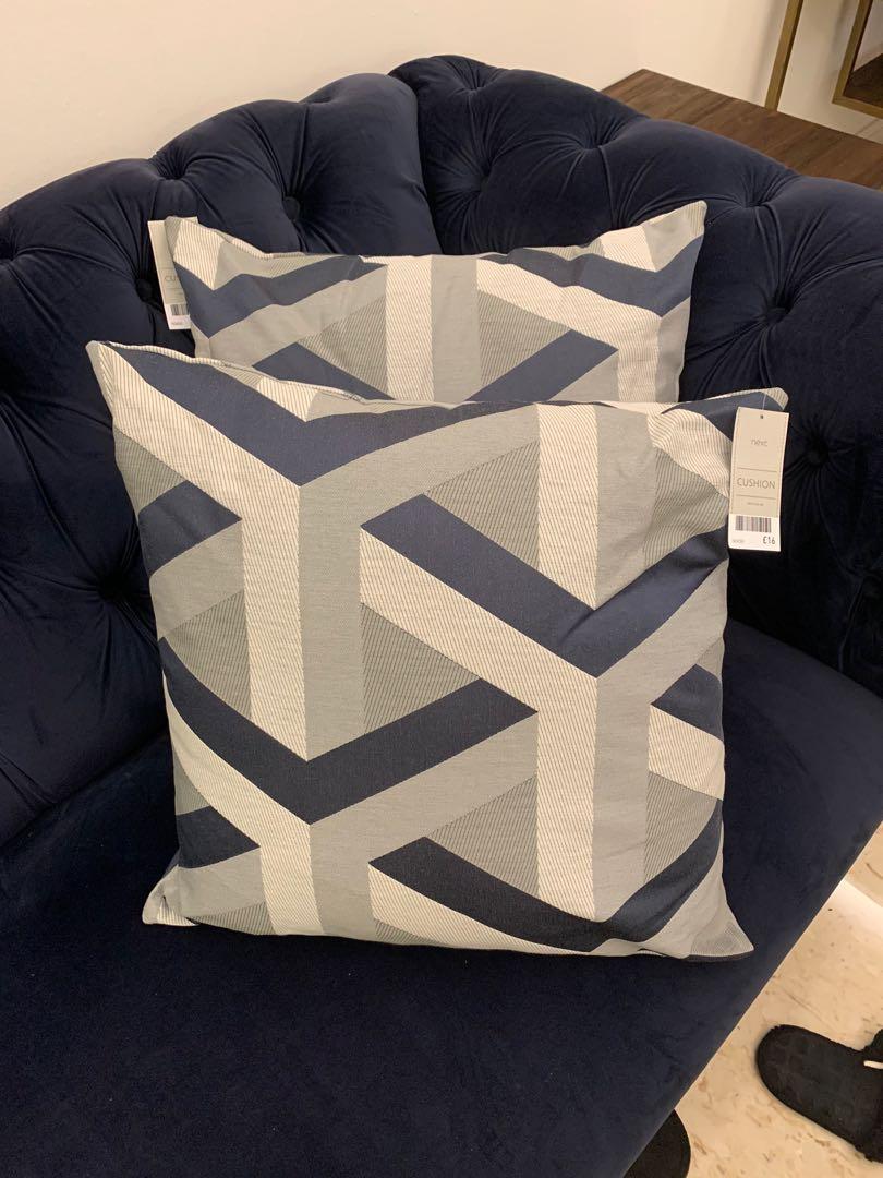 navy cushions next