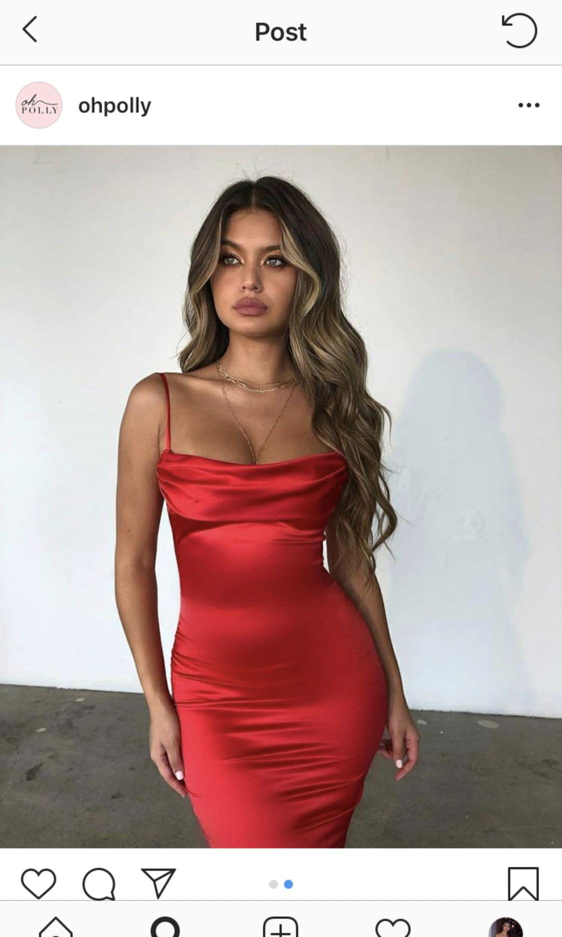 Oh polly best sale red satin