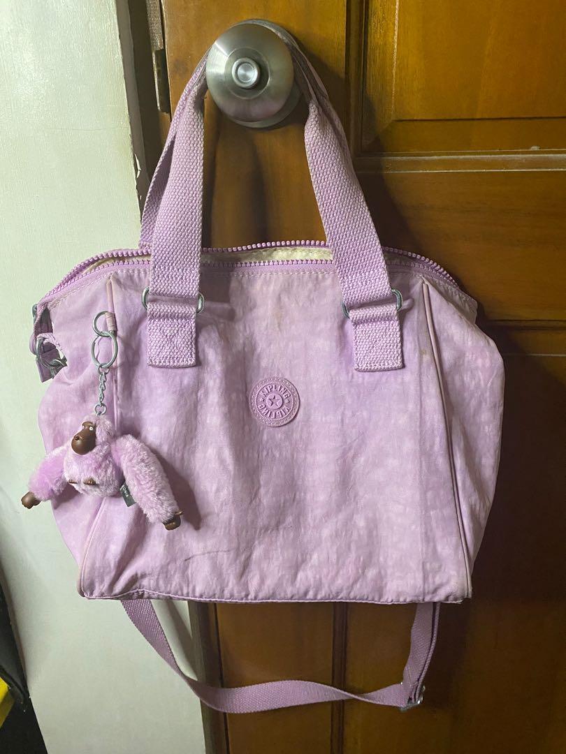 Original Kipling 2-Way in Lilac (Category: Cross-body Bags) located in Paranaque City. Submitted by 8treasures (Listing ID 1094715355, Image 1). Description: - Preloved 2-Way Kipling (adjustable sling) - Guaranteed authentic - Bought in Kipling Bangkok - Needs cleaning (see photos for minor signs of use).