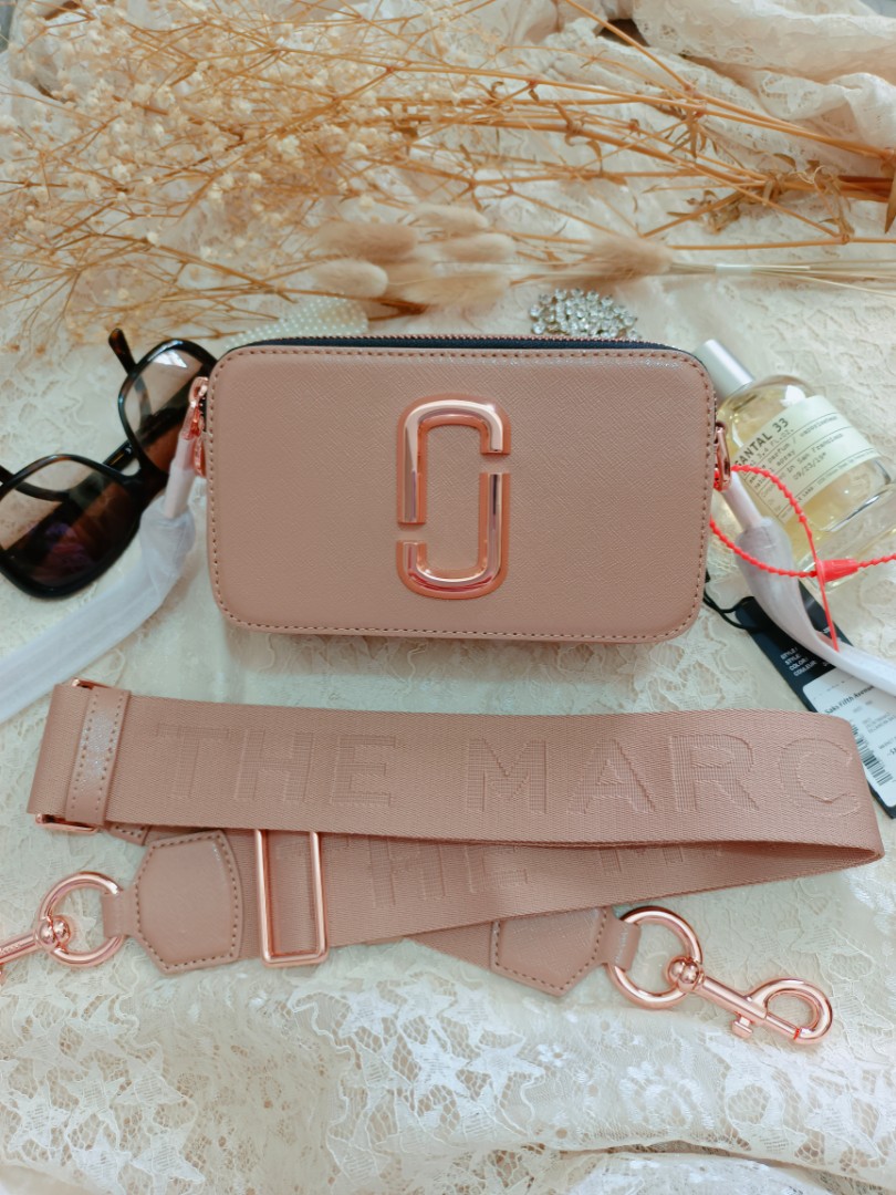 Marc Jacobs Snapshot In Pelle Colore Sunkissed in Pink
