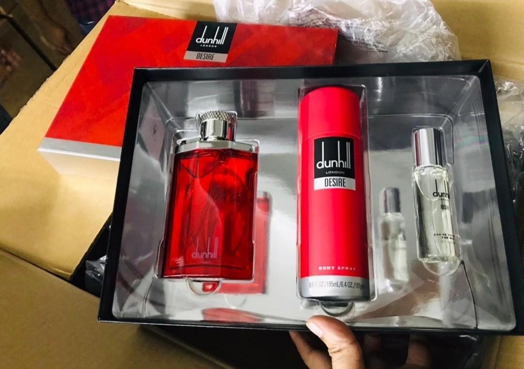ORIGINAL Perfume Dunhill Red Perfume gift set, Beauty & Personal Care ...