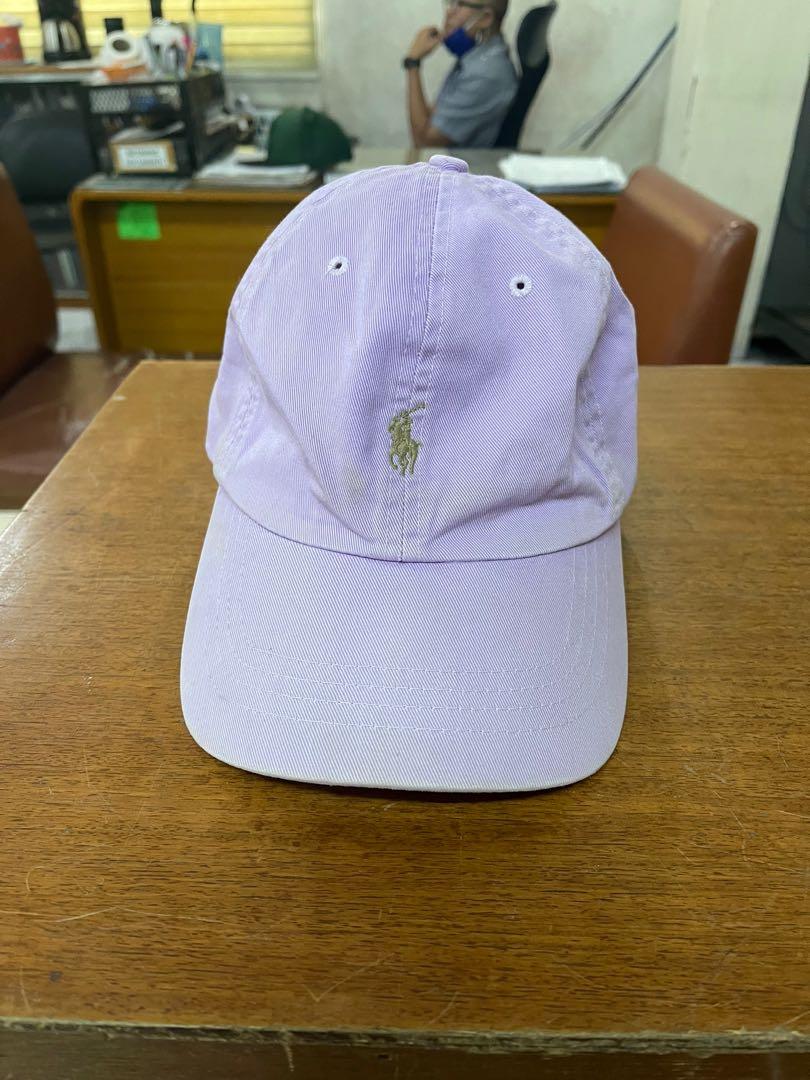 Purple ralph shop lauren polo hat