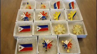 Philippine flag pin premium quality lapel pin collar pin enamel pin