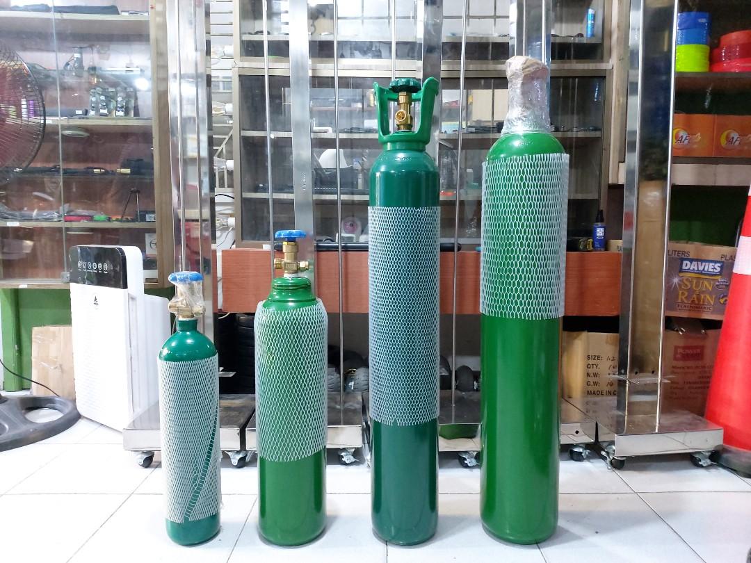 Portable Oxygen Cart Aluminum Trolley Carrier with Oxygen Tank with