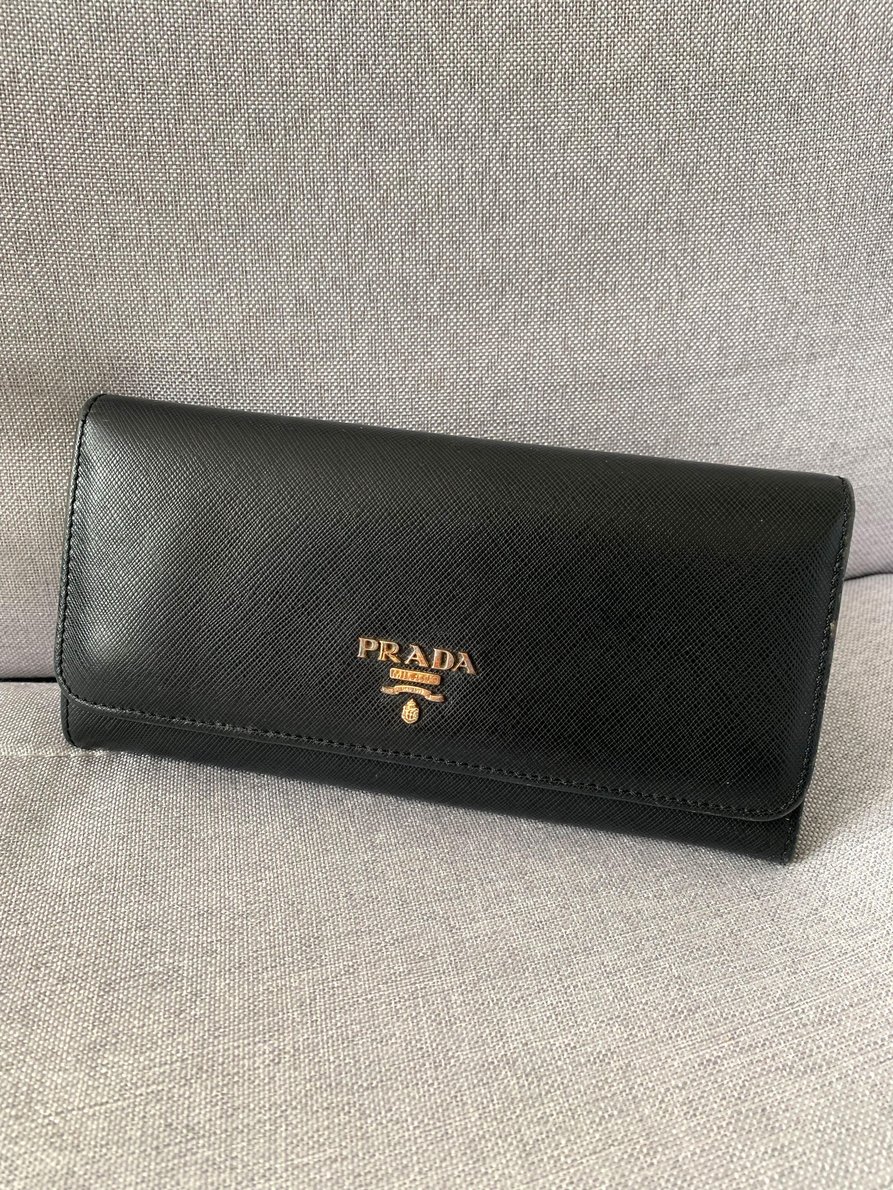 prada women's wallets on sale