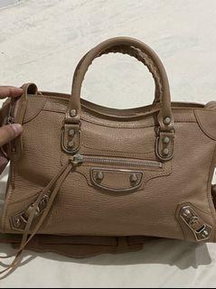 Preloved Balenciaga City Small Edge Rose de Sable SHW