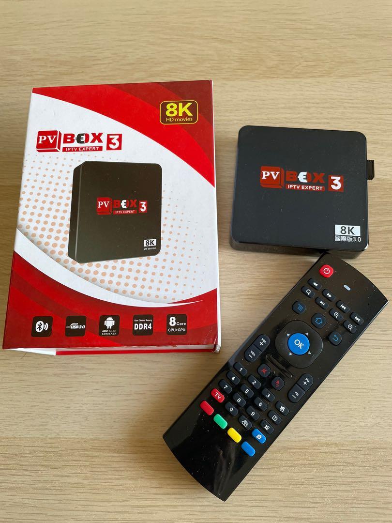 Pv Box 3 8k Smart Tvbox Electronics Tvs Entertainment Systems On Carousell