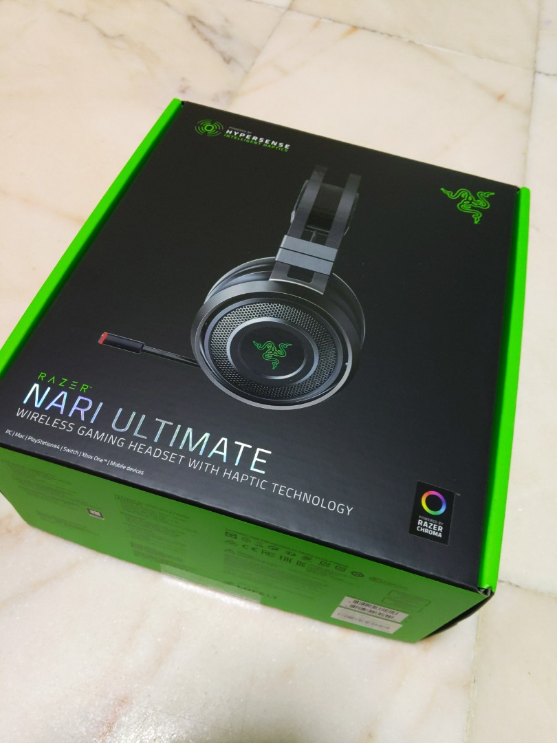 Razer Nari Ultimate Wireless Gaming Headphones Fast Deal Price Audio Headphones Headsets On Carousell
