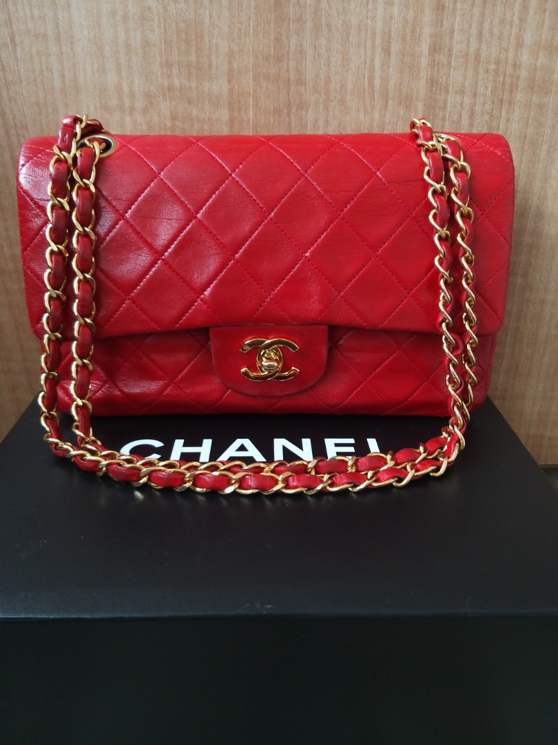 red chanel bag
