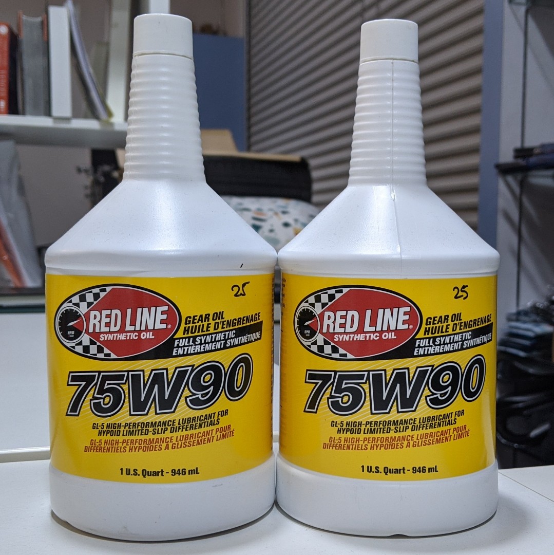 Redline 75W90 GL5 Gear Oil, Car Accessories, Car & Services