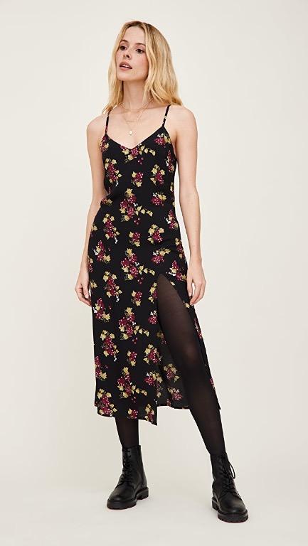 Reformation Crimini Dress in Grenache print