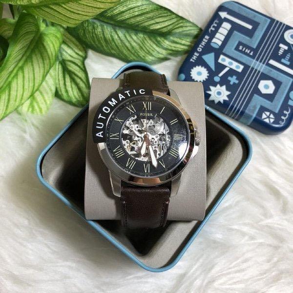 DIAL BROWN LEATHER MENS WATCH ME3100 