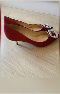 Rupert Sanderson Red Heels 結婚鞋 褂鞋 Graduation dinner