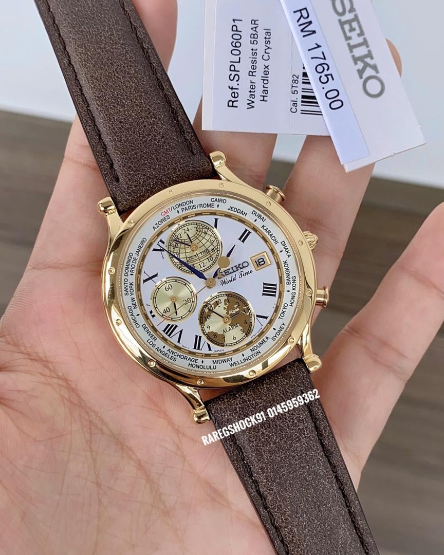 Seiko SPL060P1 Age of Discovery World Time Special & Limited Edition,  Luxury, Watches on Carousell