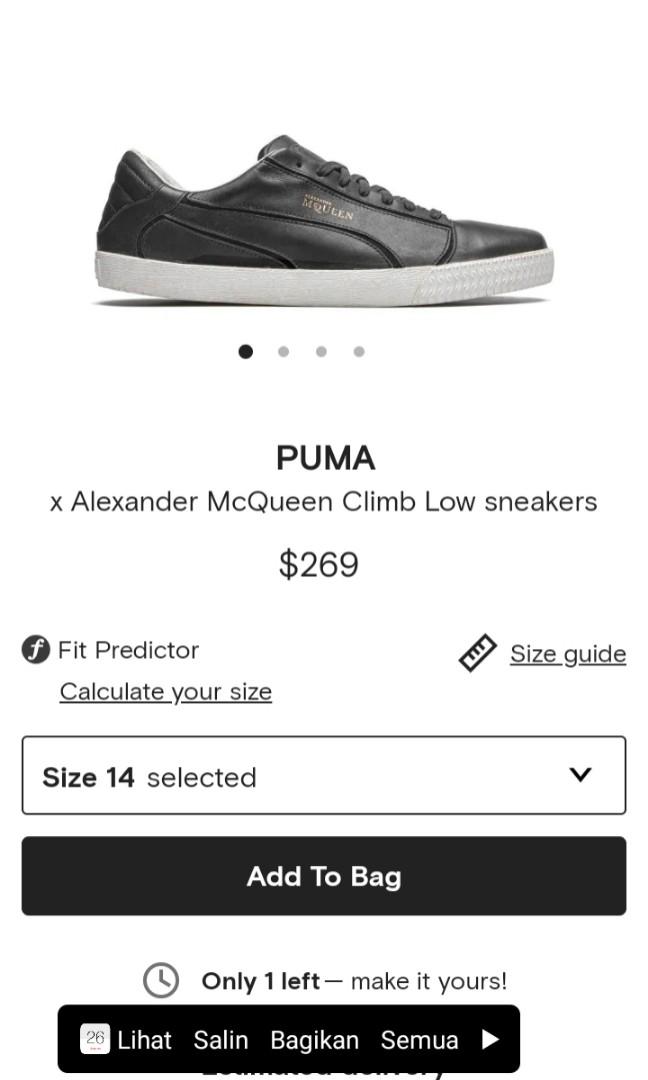 Sepatu boots puma by alexander mcqueen size 44.5 original, Fesyen Pria,  Sepatu , Sepatu Boot di Carousell