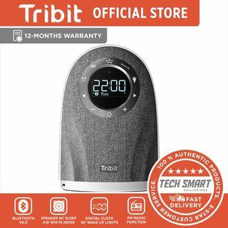 Tribit Home Speaker Bluetooth 5.0 Clock Radio Speaker 25W with FM Sleep Aid White Noise