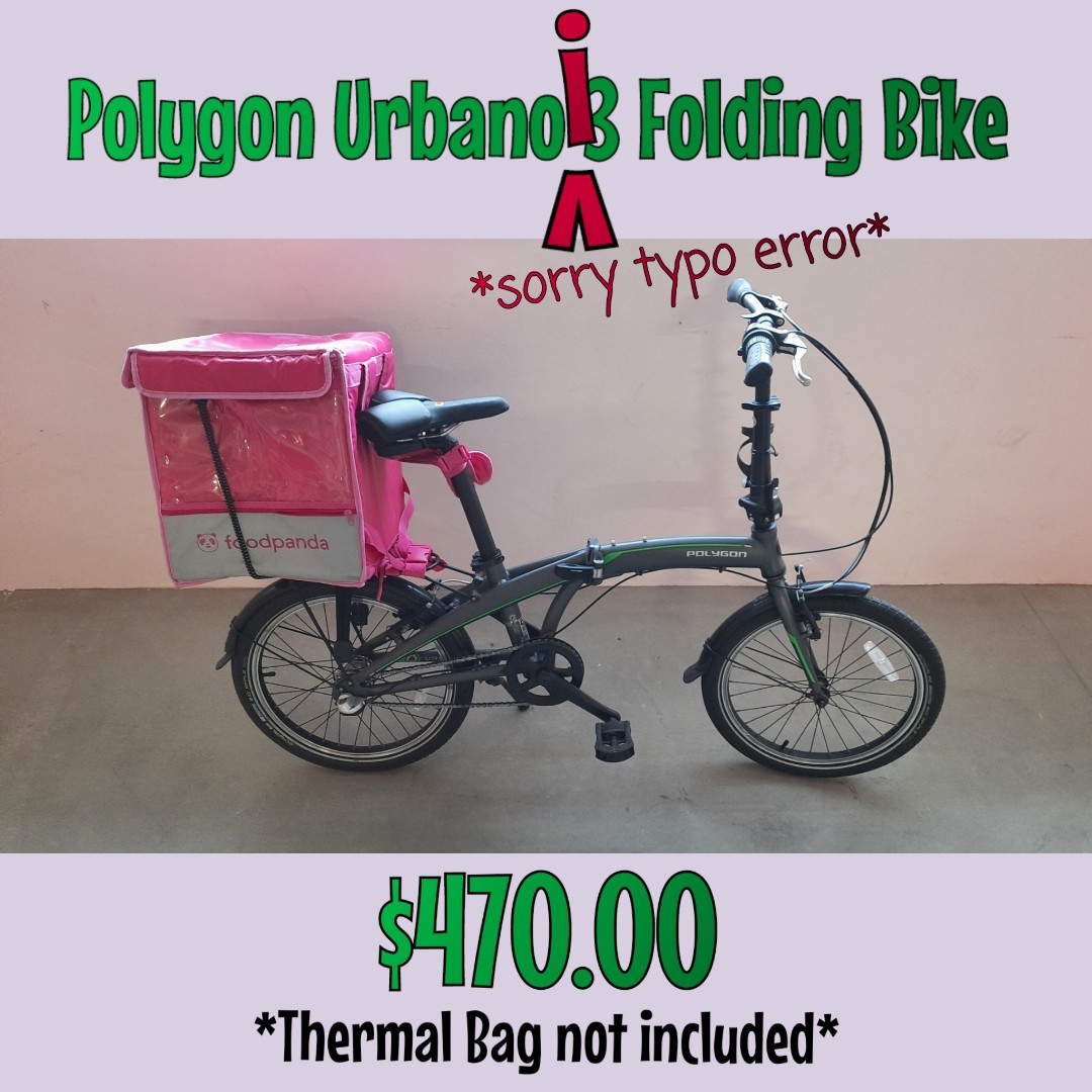 Polygon urbano online i3 folding bike