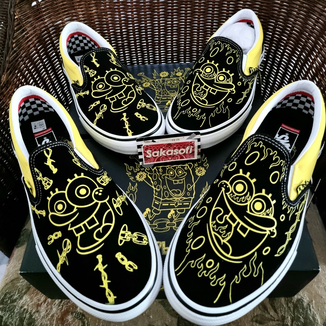 kasut vans spongebob