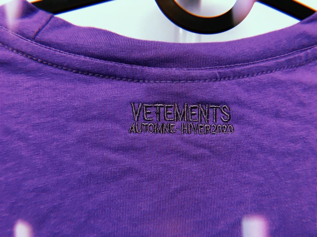 VETEMENTS Milka logo print T shirt Men s Fashion Tops Sets