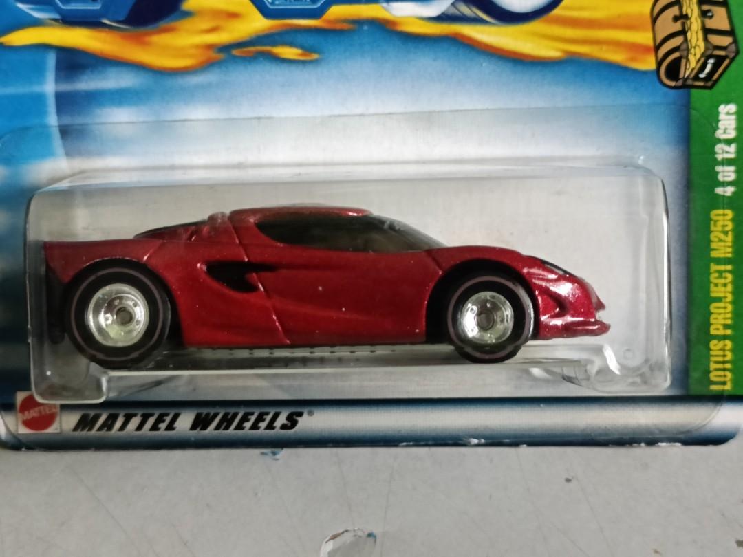 Hot Wheels 2002 Treasure Hunt #4 – Lotus Project M250 – Sammlerstück 1:64 Mit Red Line Real Rider Rädern
